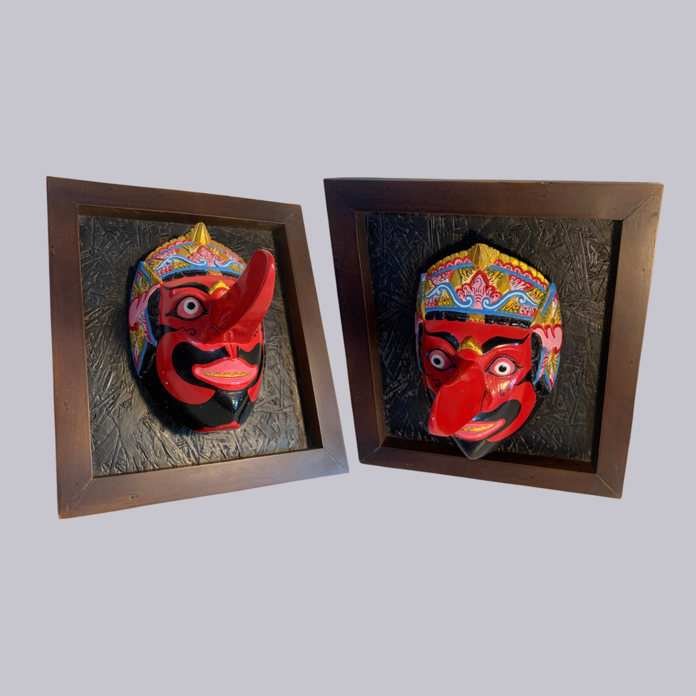 Traditional Wooden Mask Wall Decor