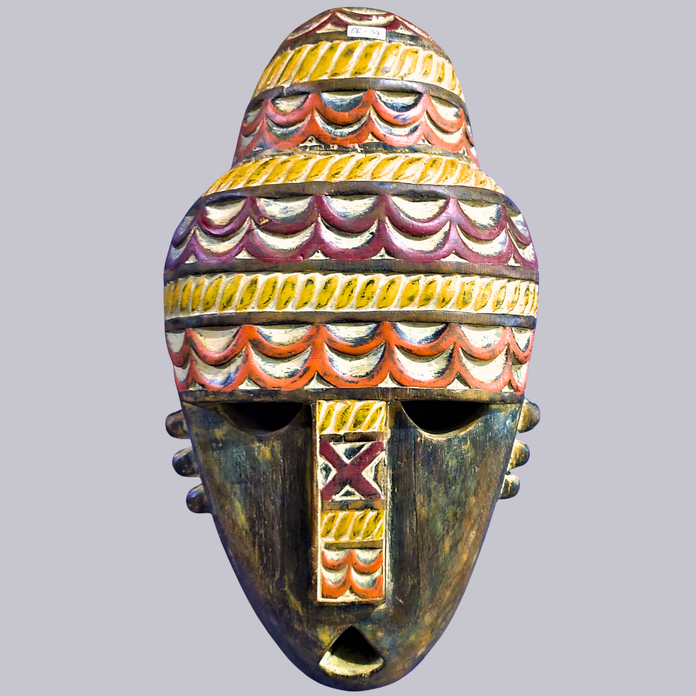 Handcrafted Guard Face Tribal Mask