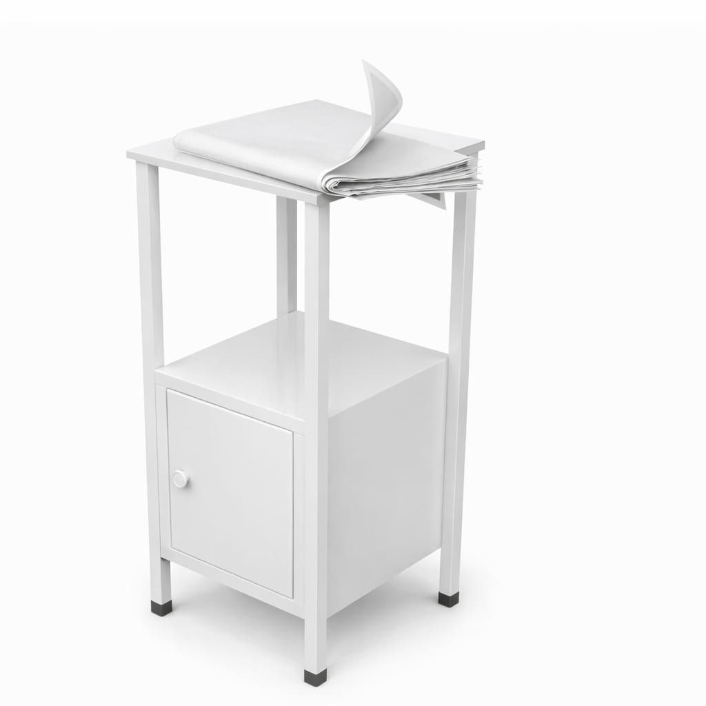 Basic Bed Side Locker with Stainless Steel Top