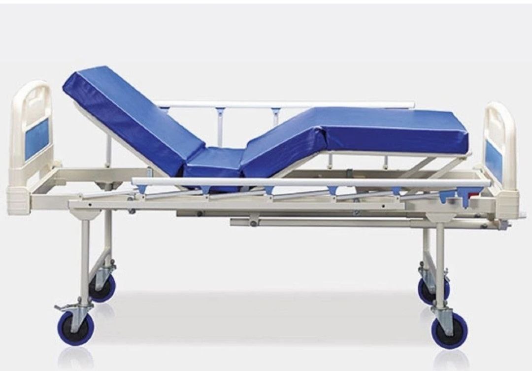 Two Handle Full Fowler ABS with Wheels and Mattress and Collapsible Railings -  6ft by 3ft by 1.5ft