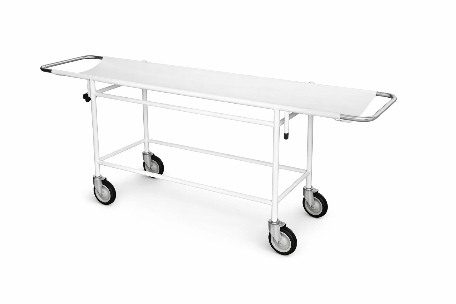 Stretcher Trolley – Powder Coated (4 Inch Castors)
