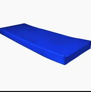 General Hospital Bed with Mattress - 6ft by 3ft by 1.5ft