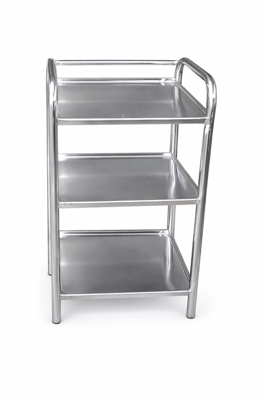 Stainless Steel 3-Tier Utility Rack
