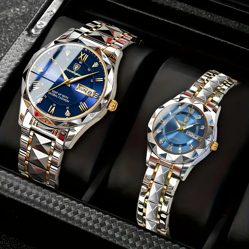 Elegant Blue Dial Men's Watch