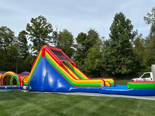  95 FT Extreme Rush with 19 FT Dual Lane Slide