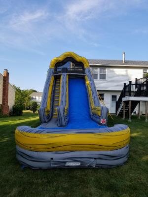 18 FT Hazzard Inflatable Water Slide