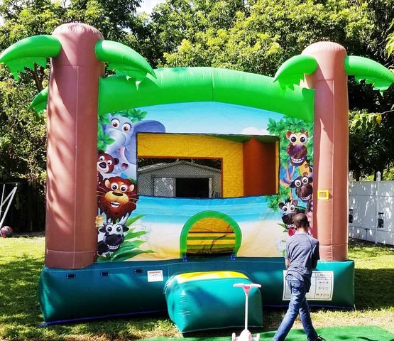 Jungle Inflatable Bounce House