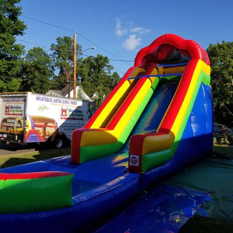 18 FT Color Inflatable Water Slide