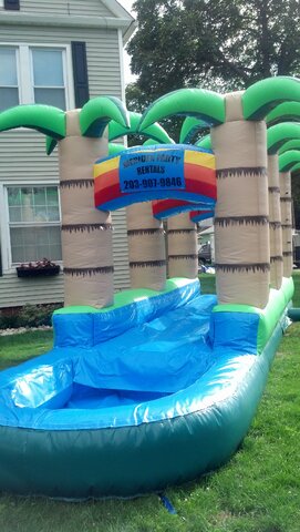  Inflatable Tropical Slip and Slide