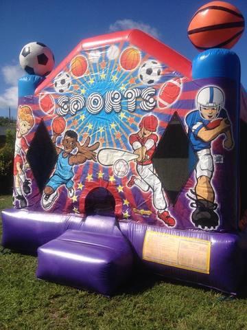 Sports-Themed Bounce House