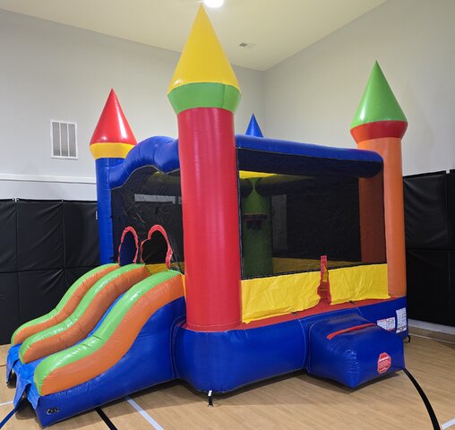  MultiColor Dual Slide Bounce House with Pool
