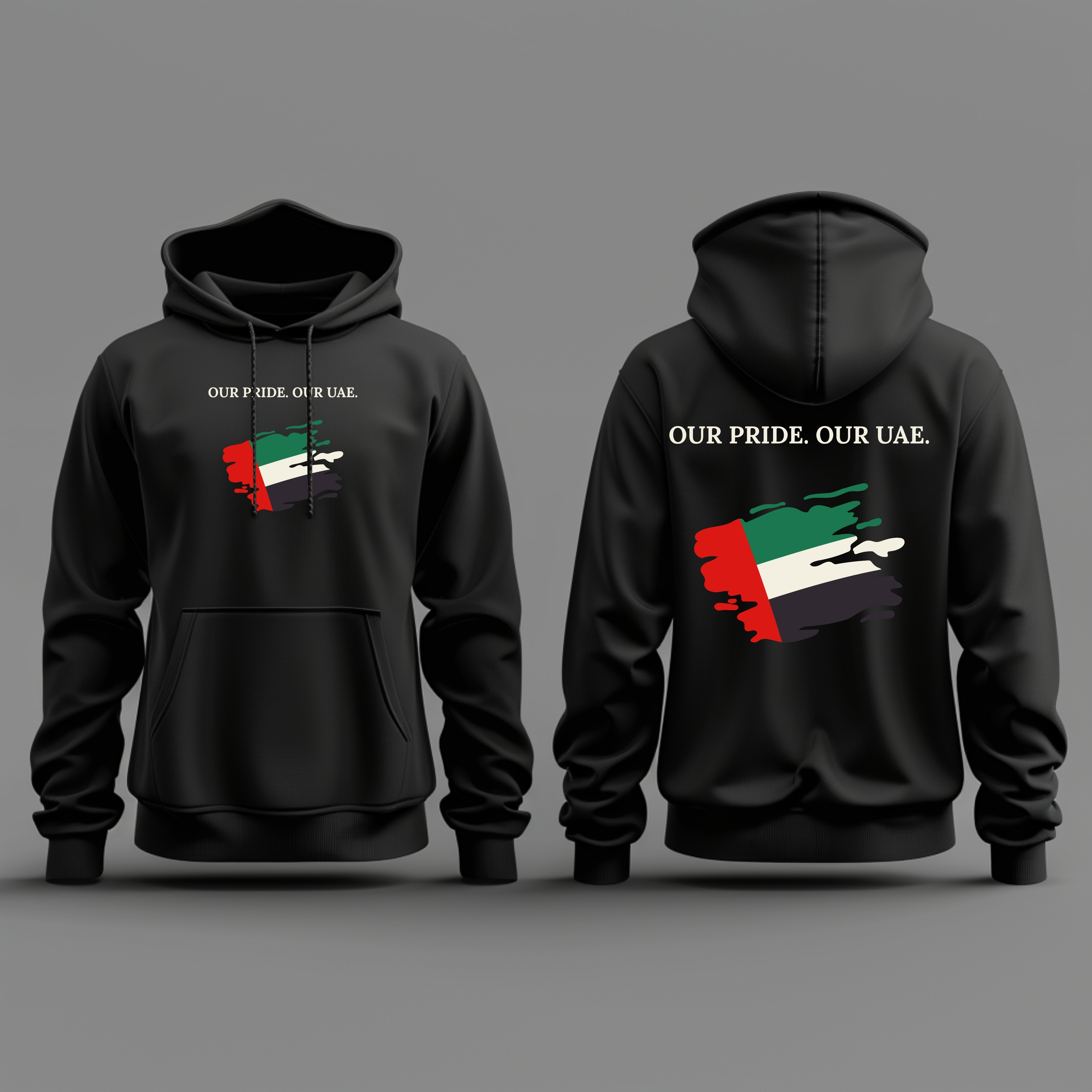 Our Pride. Our UAE. – Minimal Flag Statement Tee / Hoodie