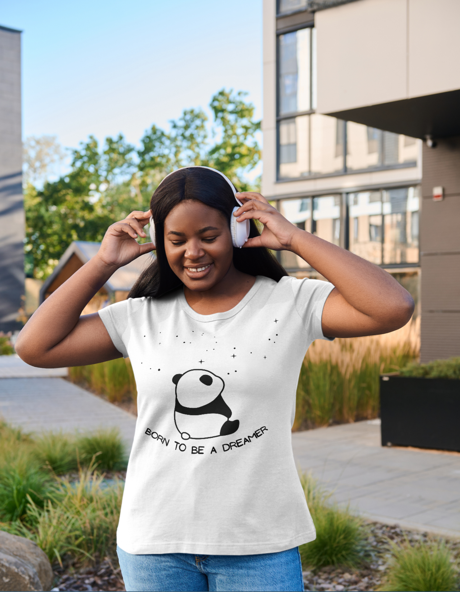 Panda Born To Be A Dreamer T-shirt