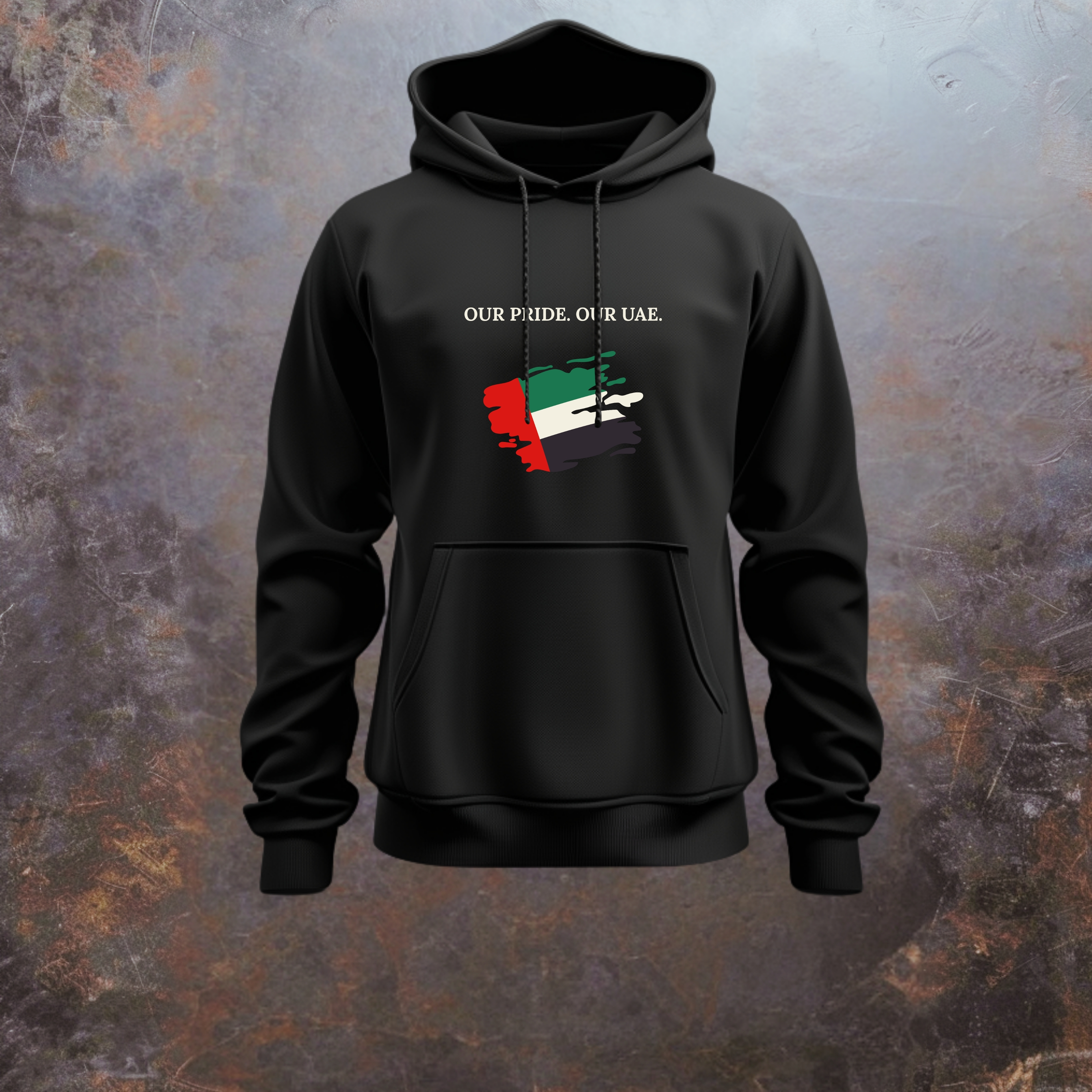 Our Pride. Our UAE. – Minimal Flag Statement Tee / Hoodie
