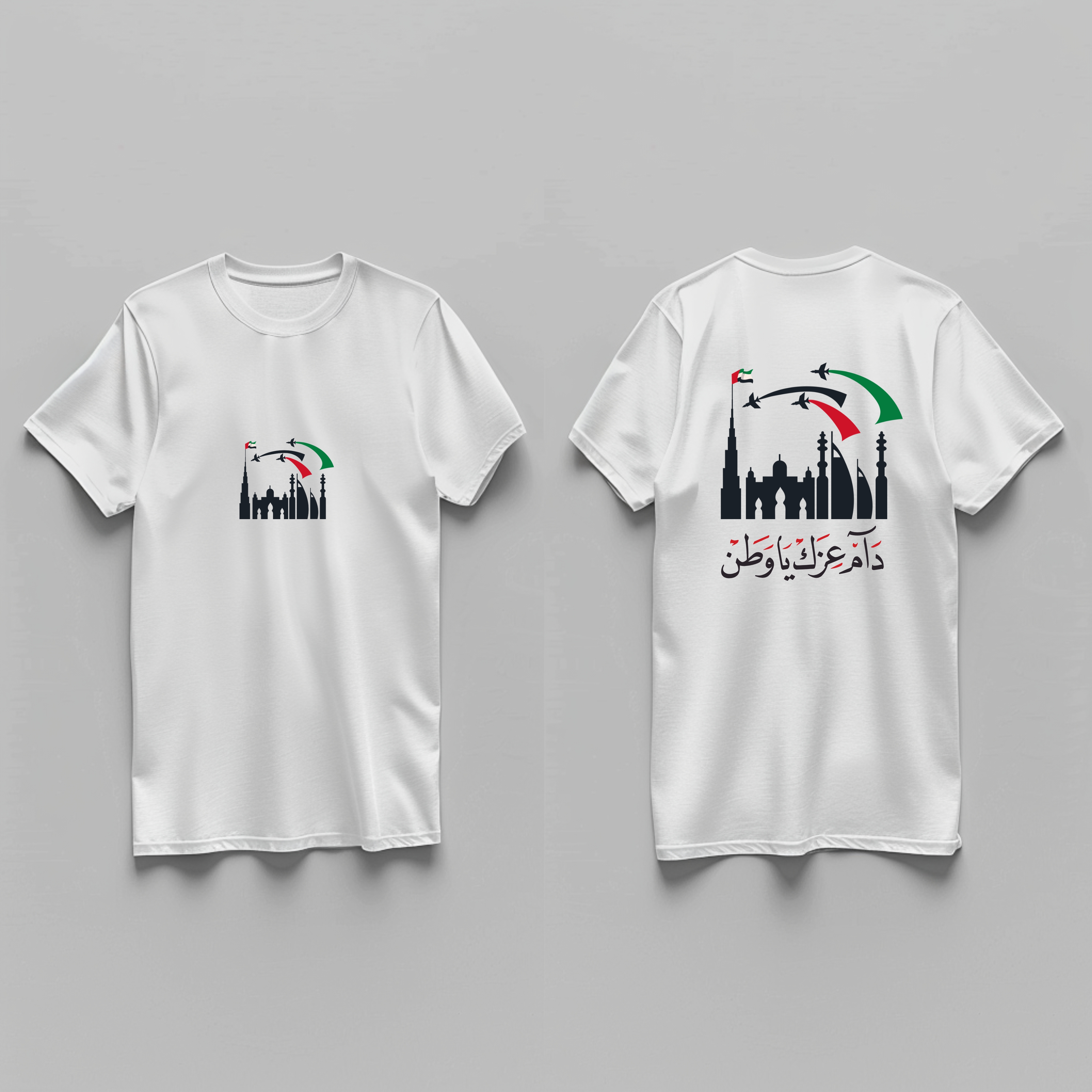 UAE Skyline Flyover – National Pride Statement Tee / Hoodie