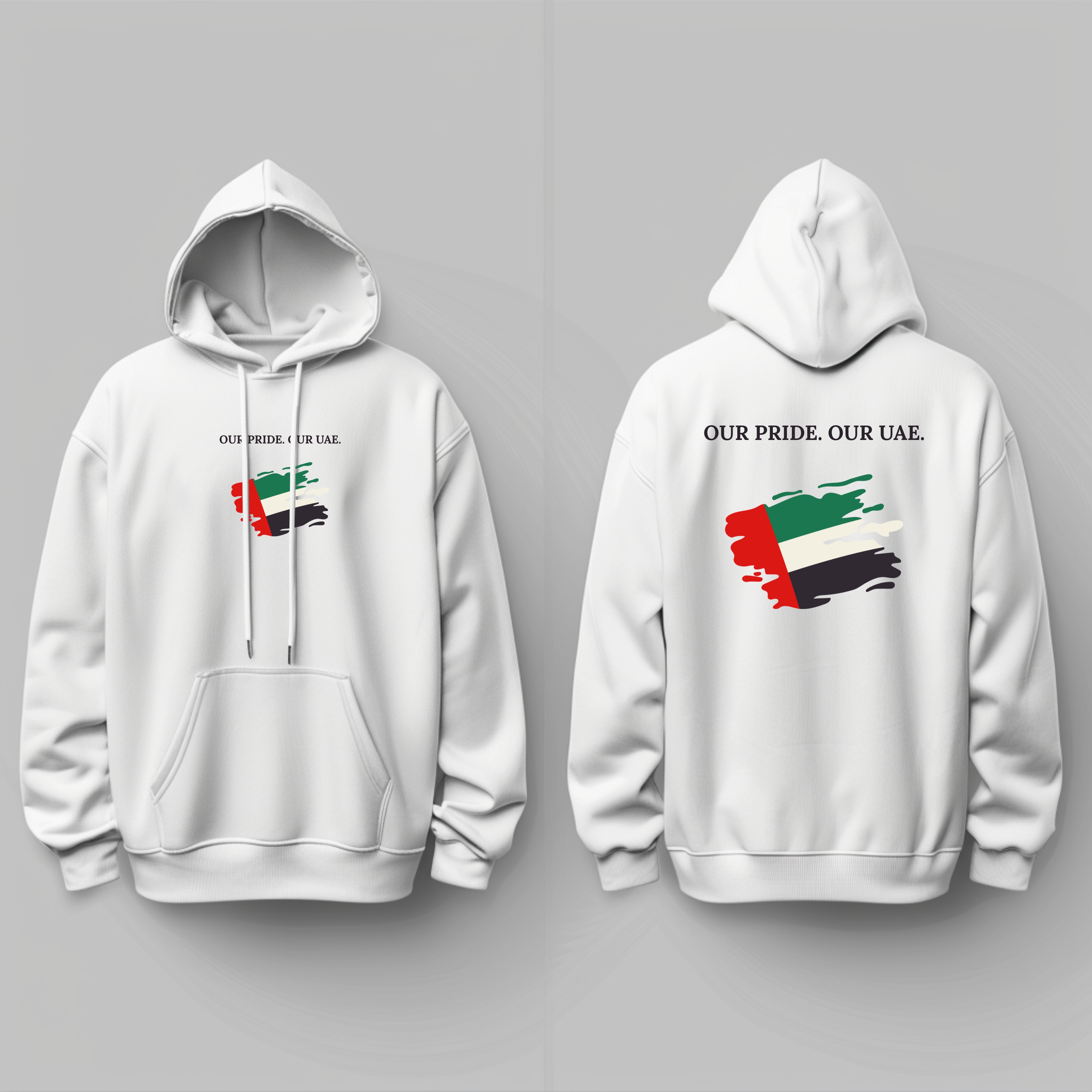 Our Pride. Our UAE. – Minimal Flag Statement Tee / Hoodie