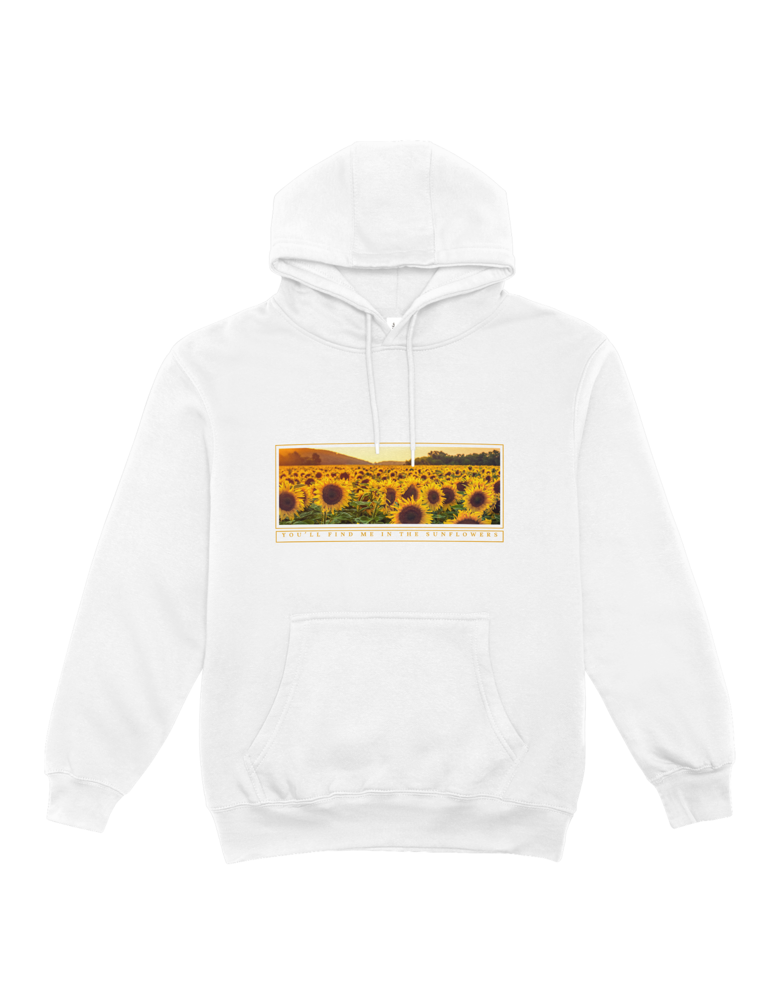 Sunflowers White Hoodie