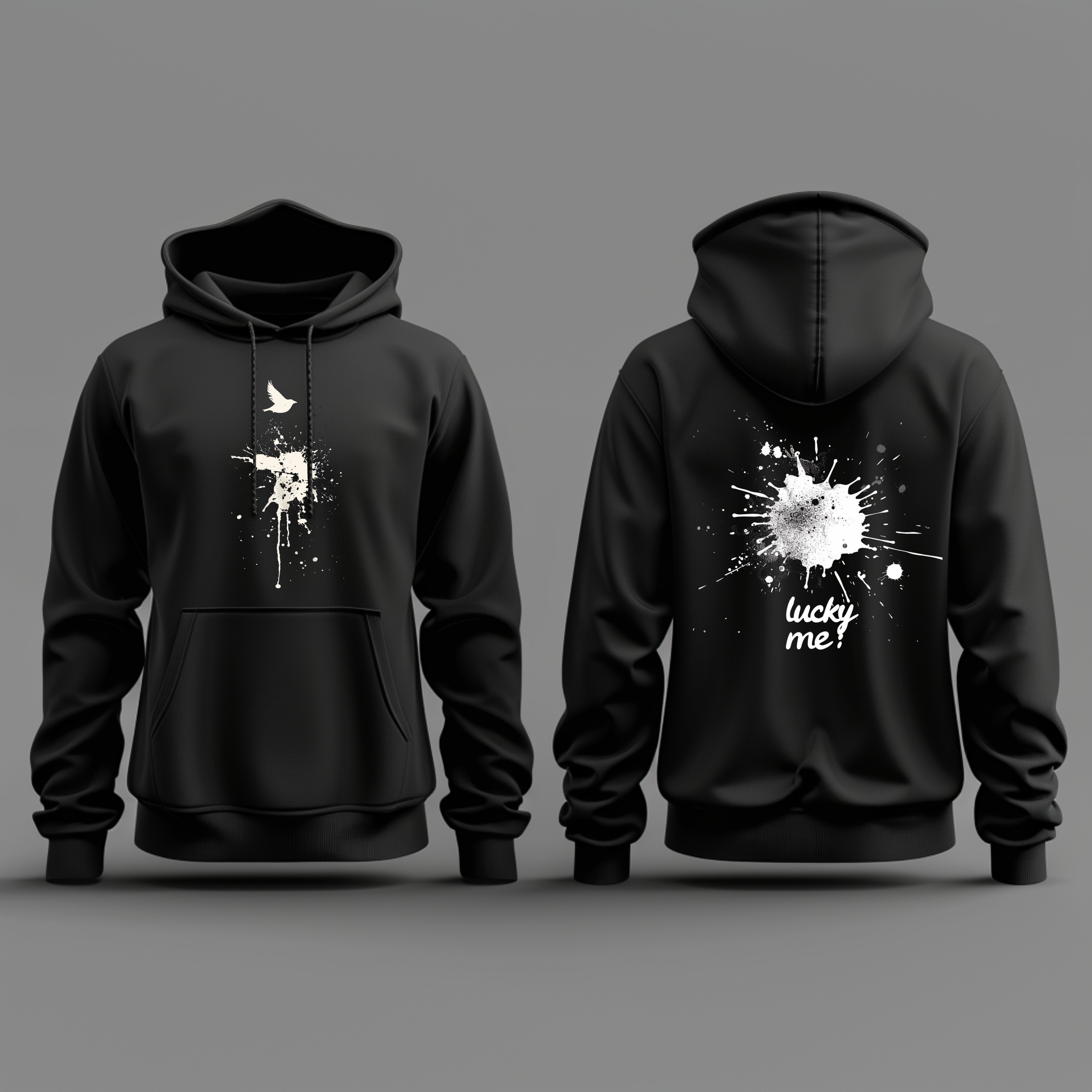 Lucky Me. – Minimal Bird “Accident” Tee / Hoodie