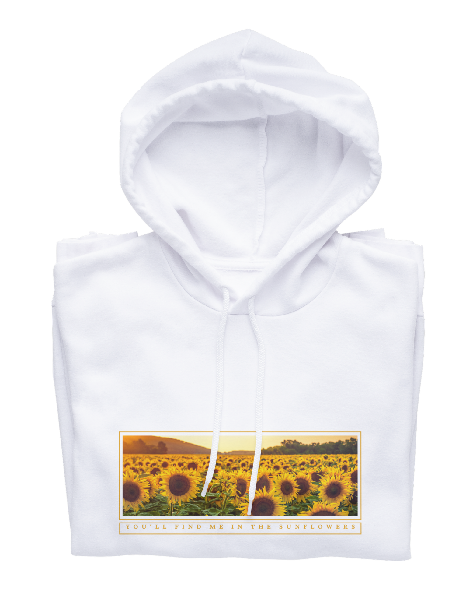 Sunflowers White Hoodie
