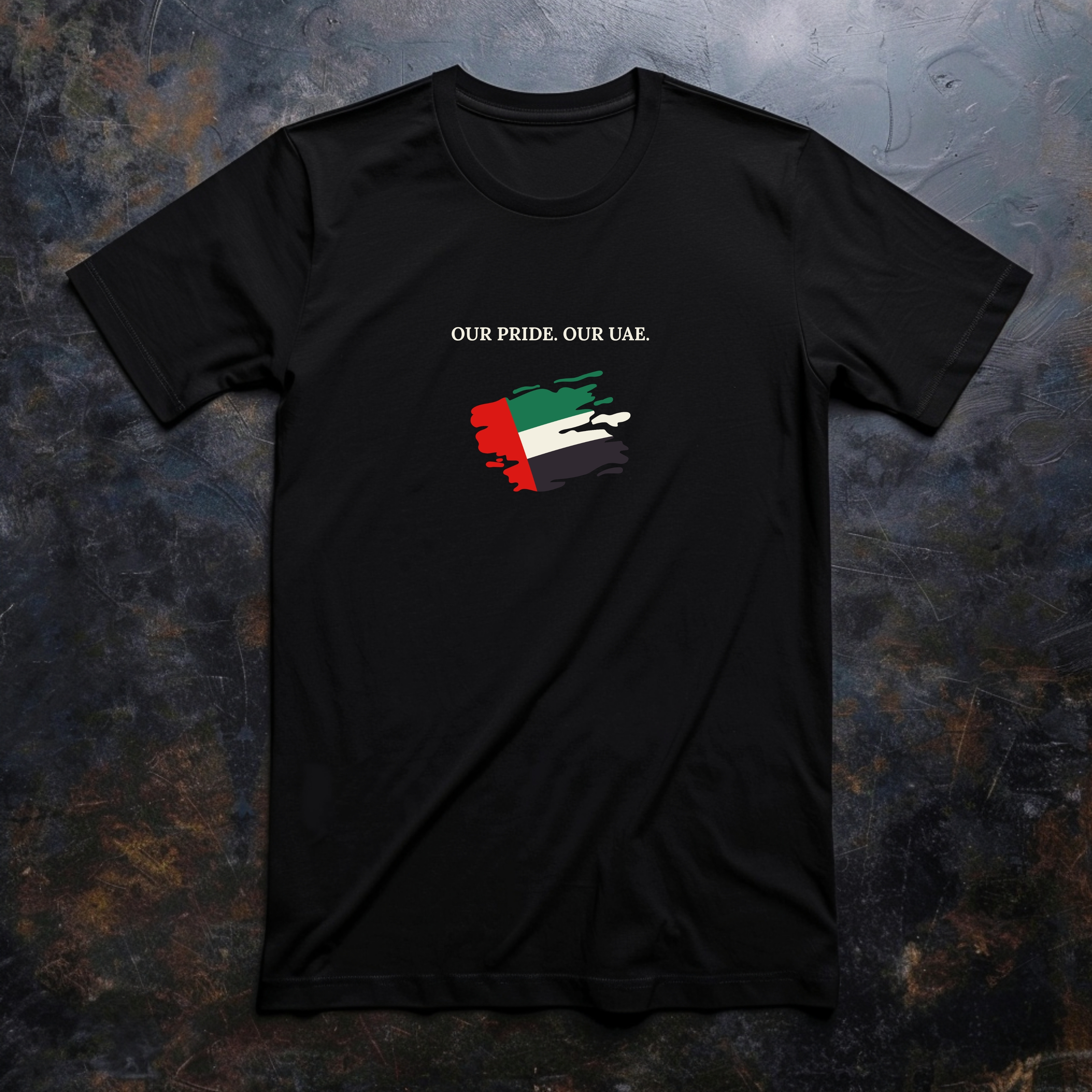 Our Pride. Our UAE. – Minimal Flag Statement Tee / Hoodie