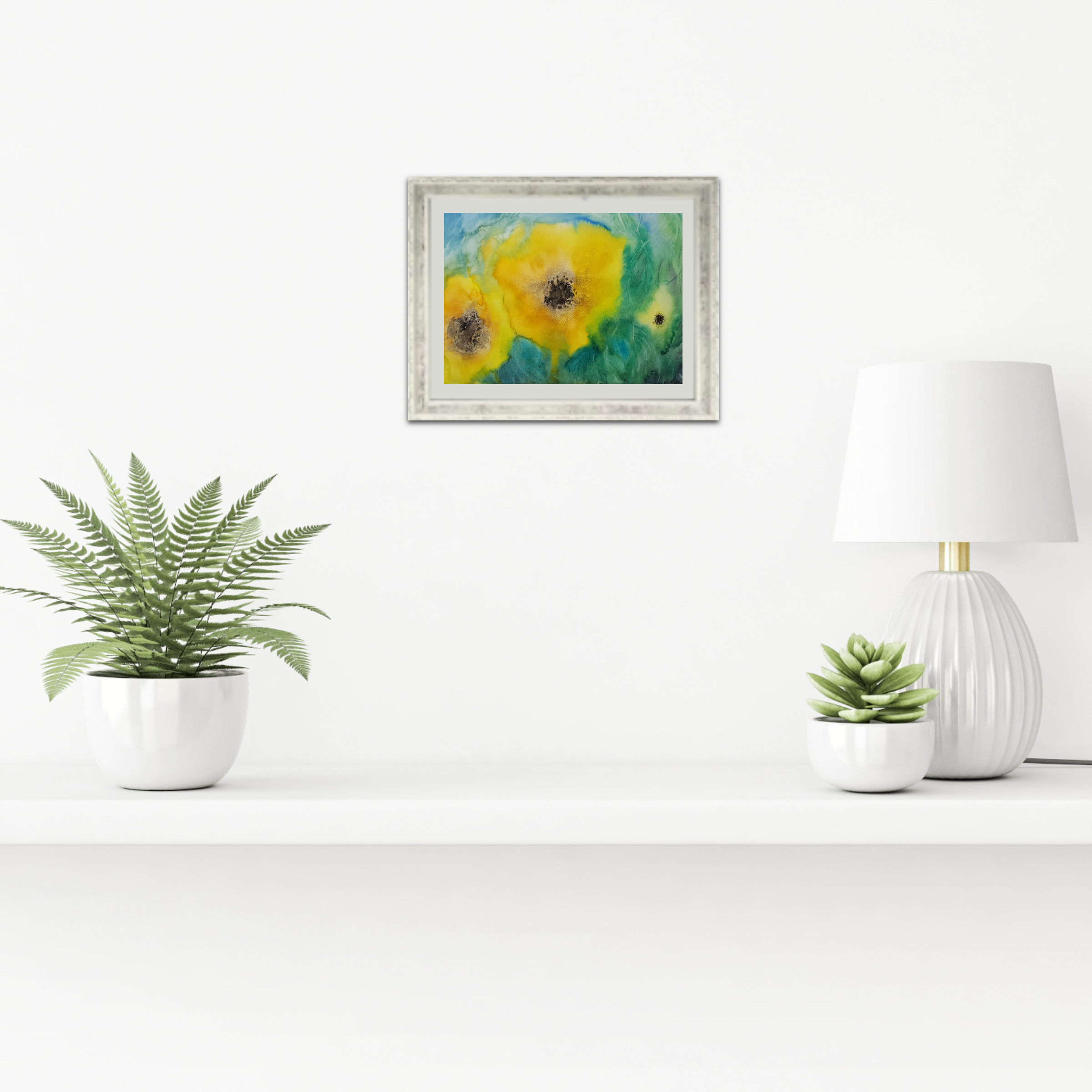 Sonnenblumen in Sonnengelb – Aquarellbild