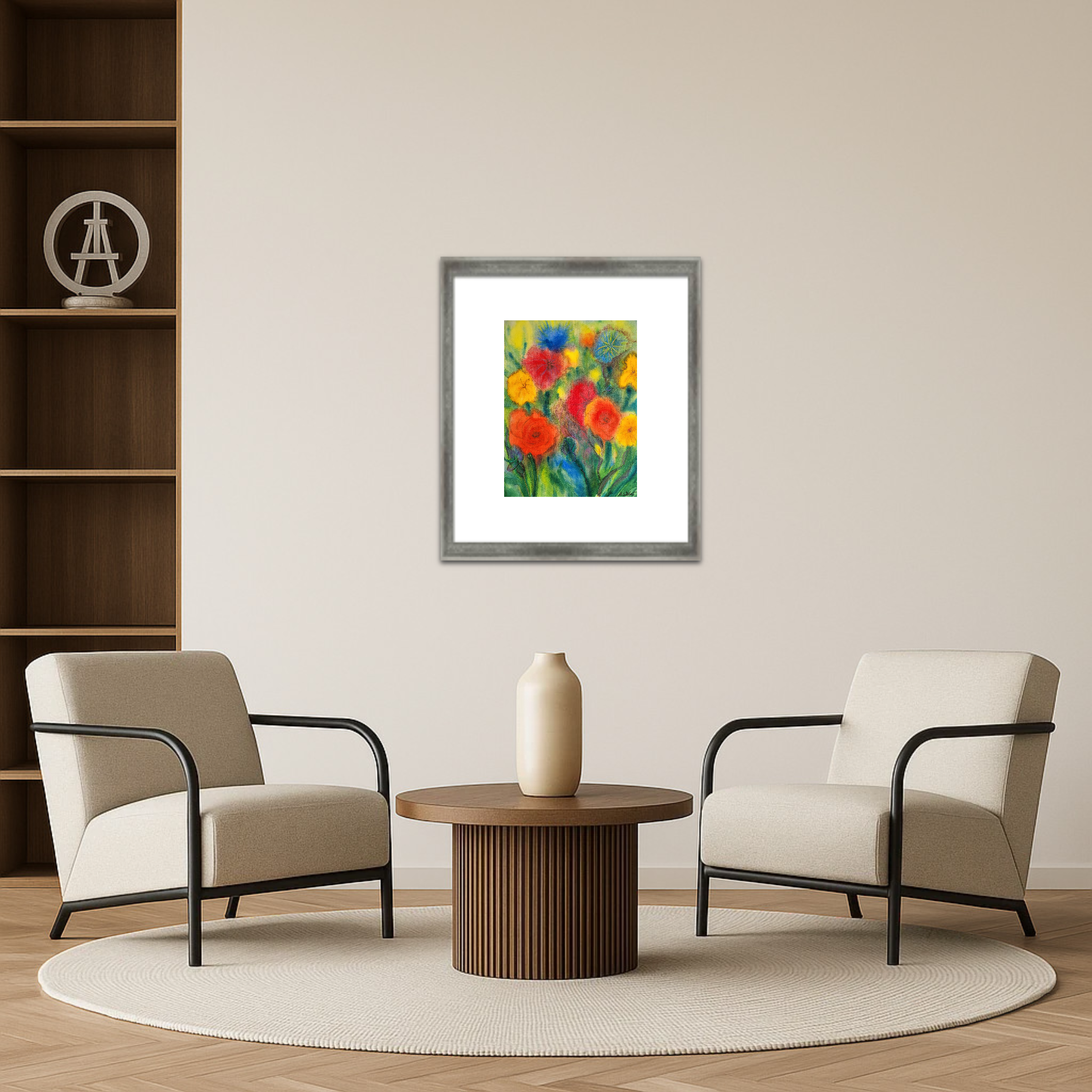 Fröhliches Blühen – Aquarell über das Loslassen