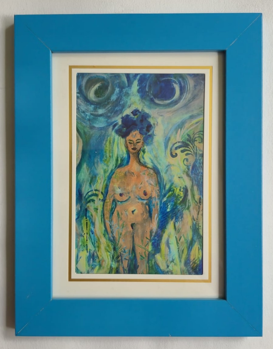 Die Mondgöttin erwacht in ihrer Weiblichkeit – Postkarte & Fine-Art-Print