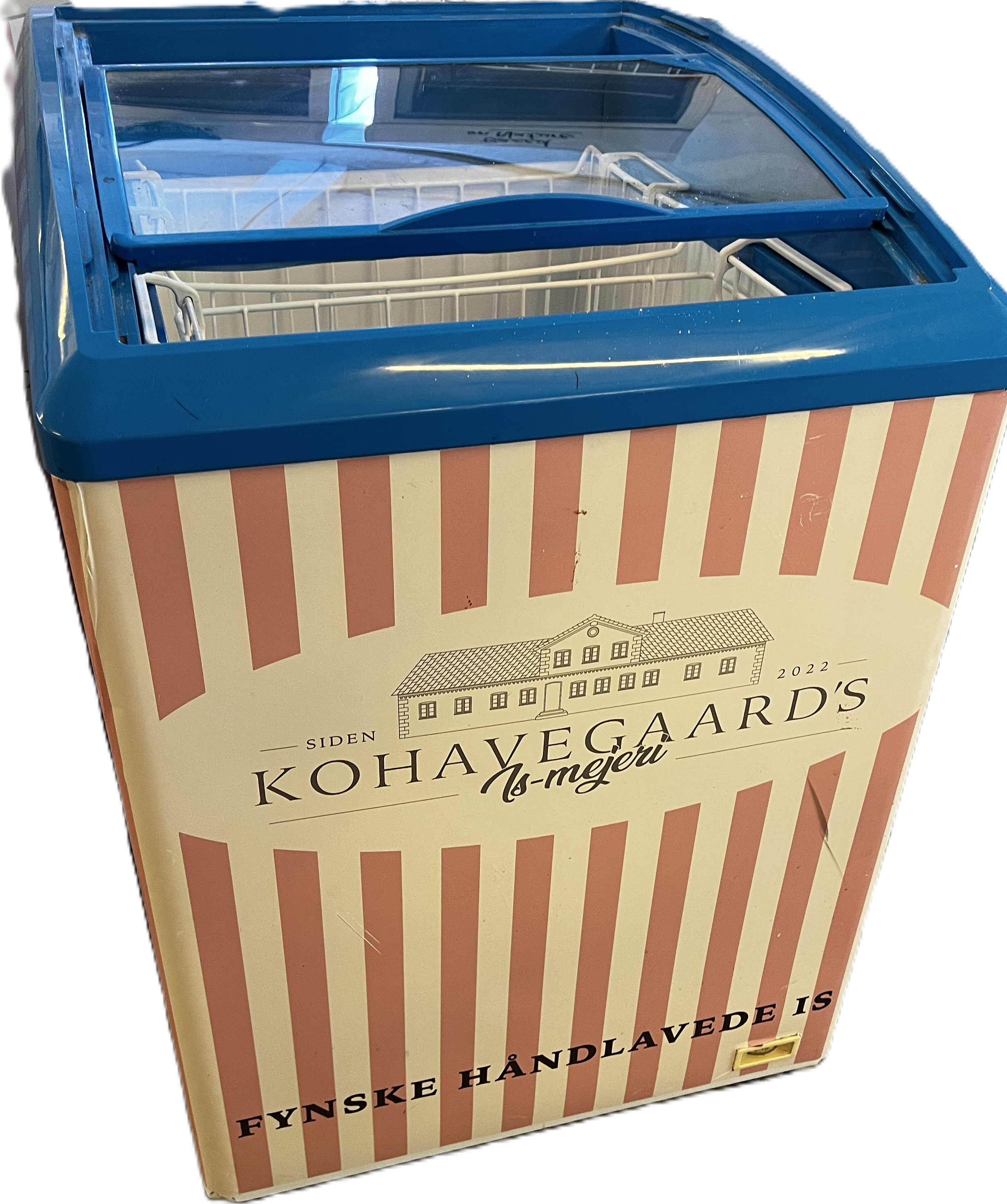 Fryser med 2 kurve og plads til 8 forskellige ispinde