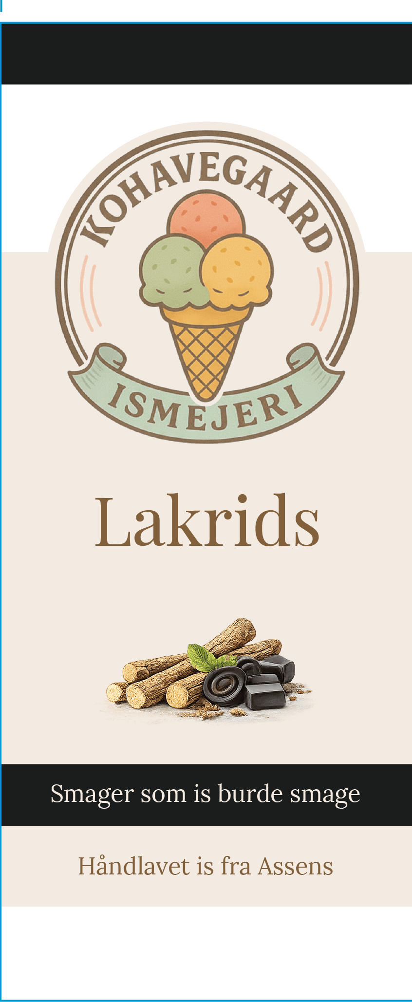 Lakrids ispind 15 stk (1 kolli)