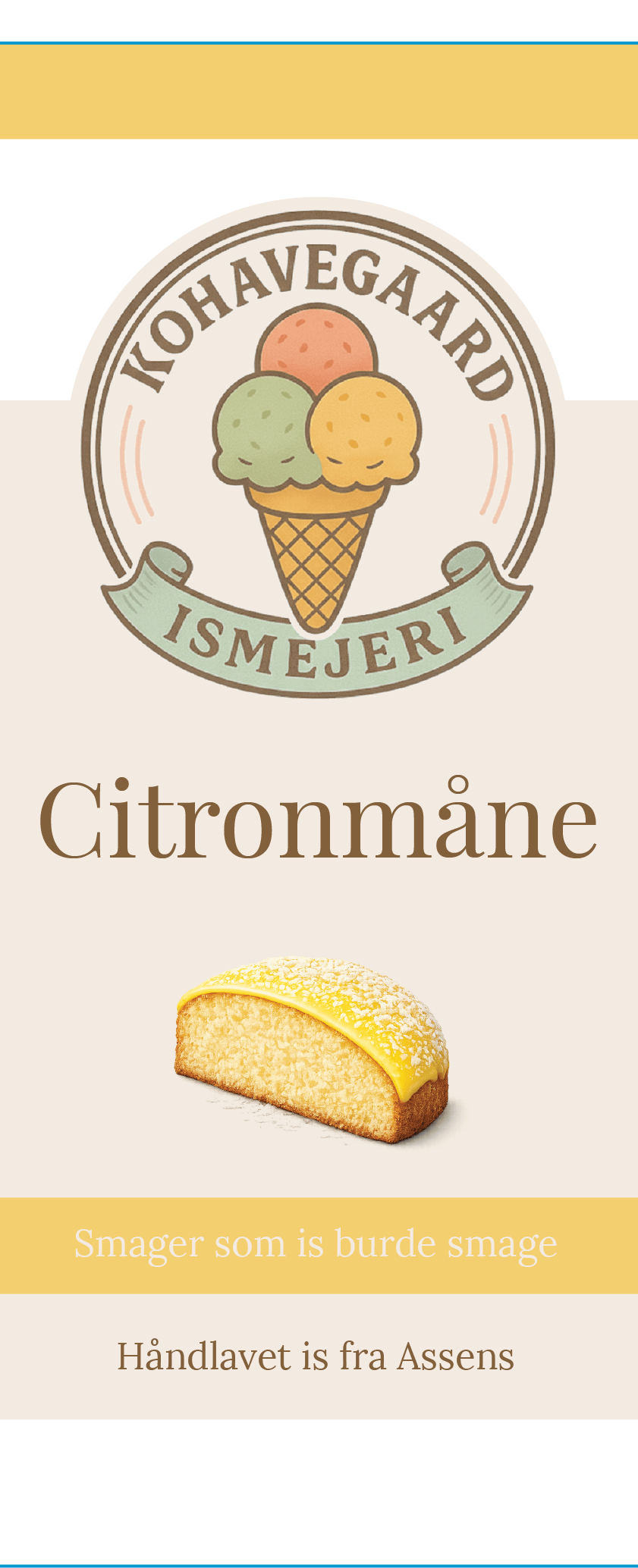 Citronmåne ispind