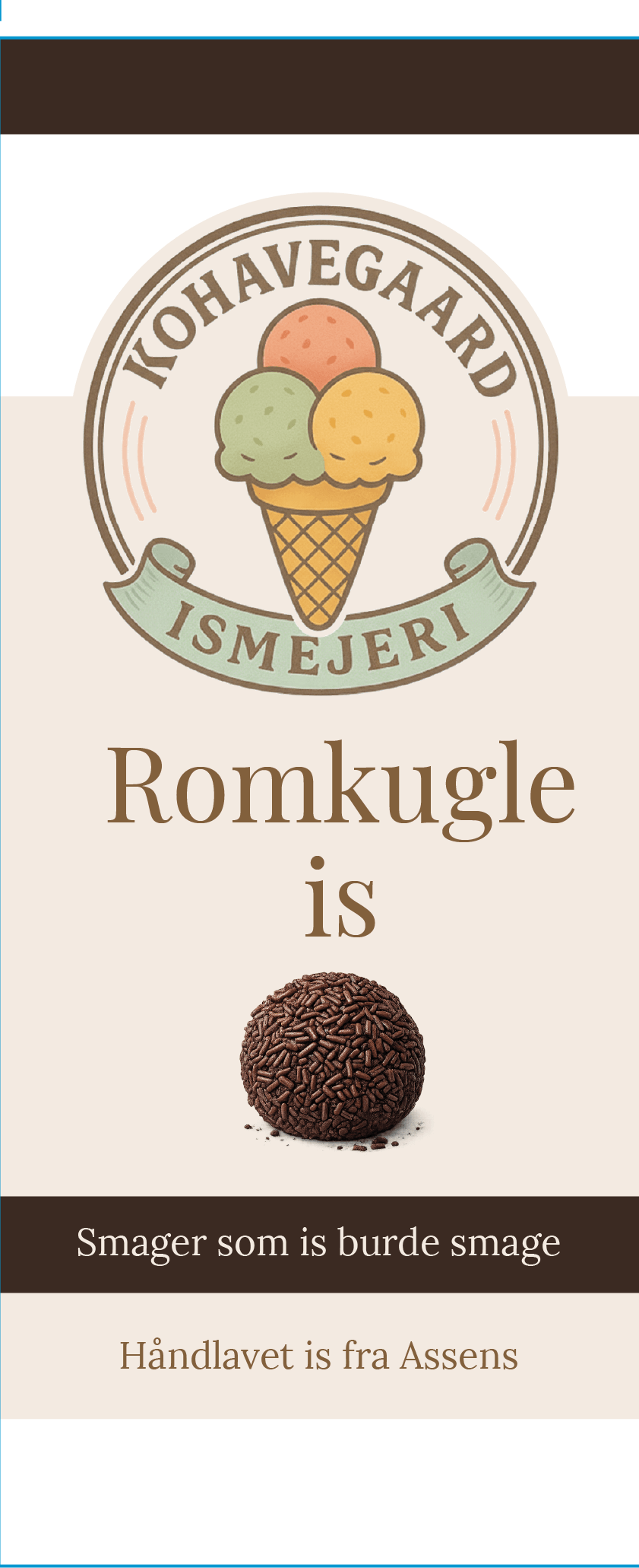 Romkugle ispind 15 stk (1 kolli)