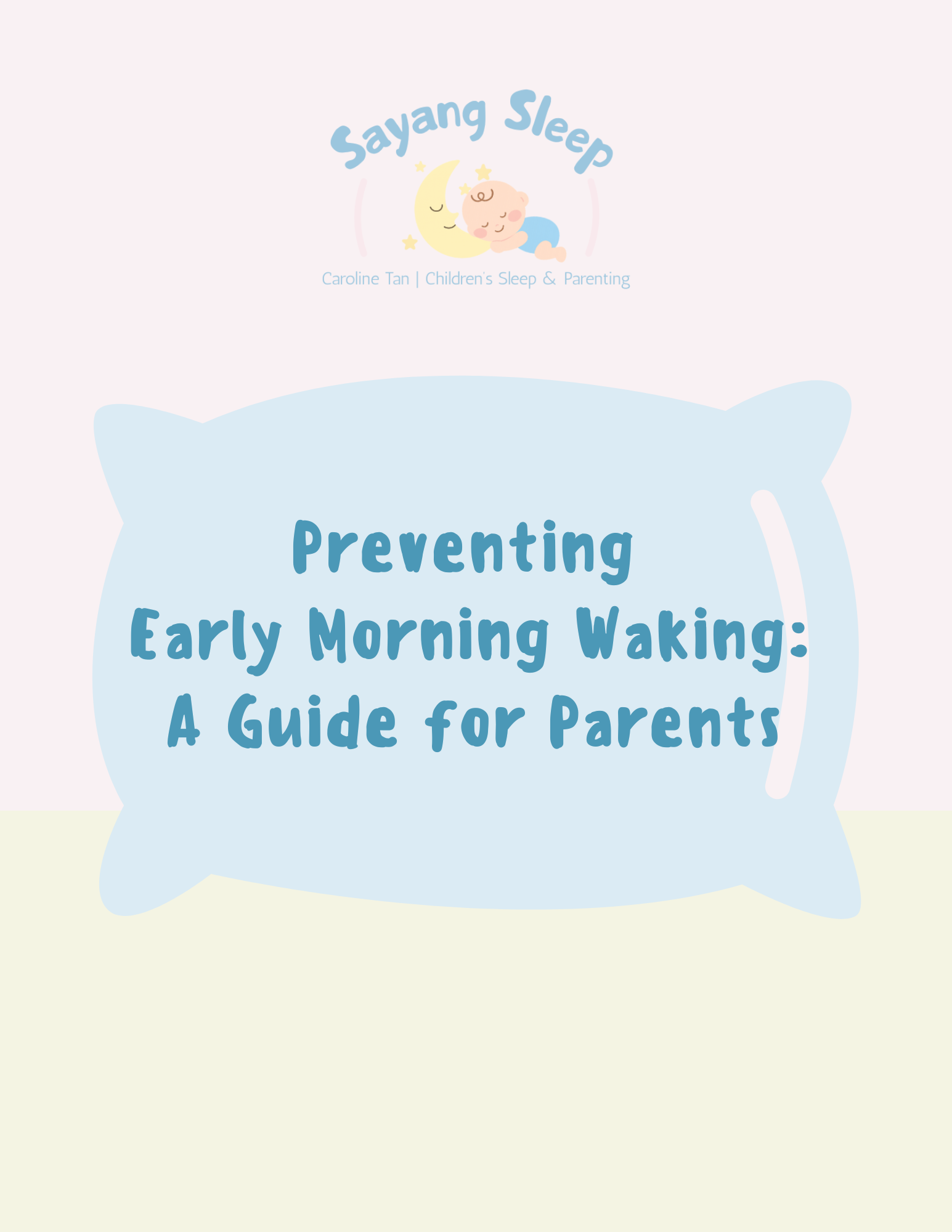 Preventing Early Morning Waking Sleep Guide