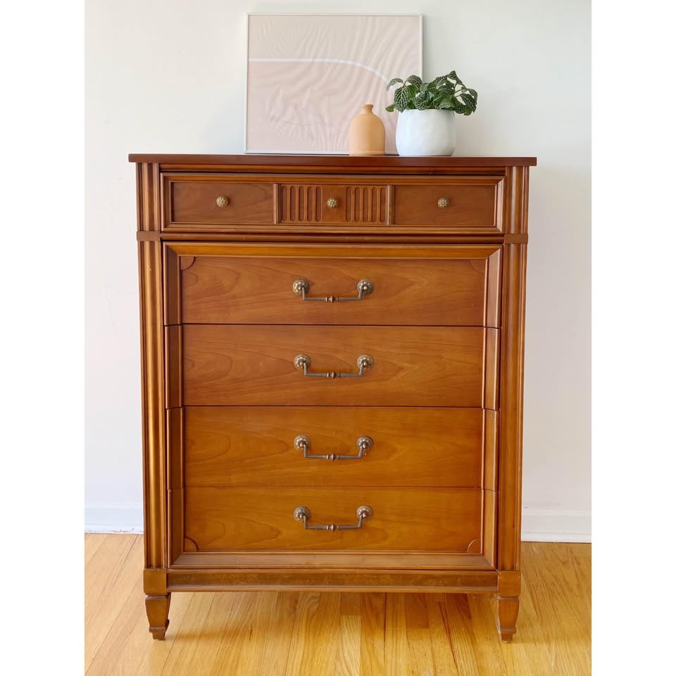 Classic Walnut Chest of Drawers