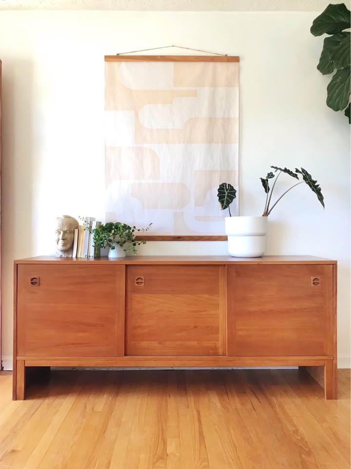 Mid-Century Modern Wooden Sideboard