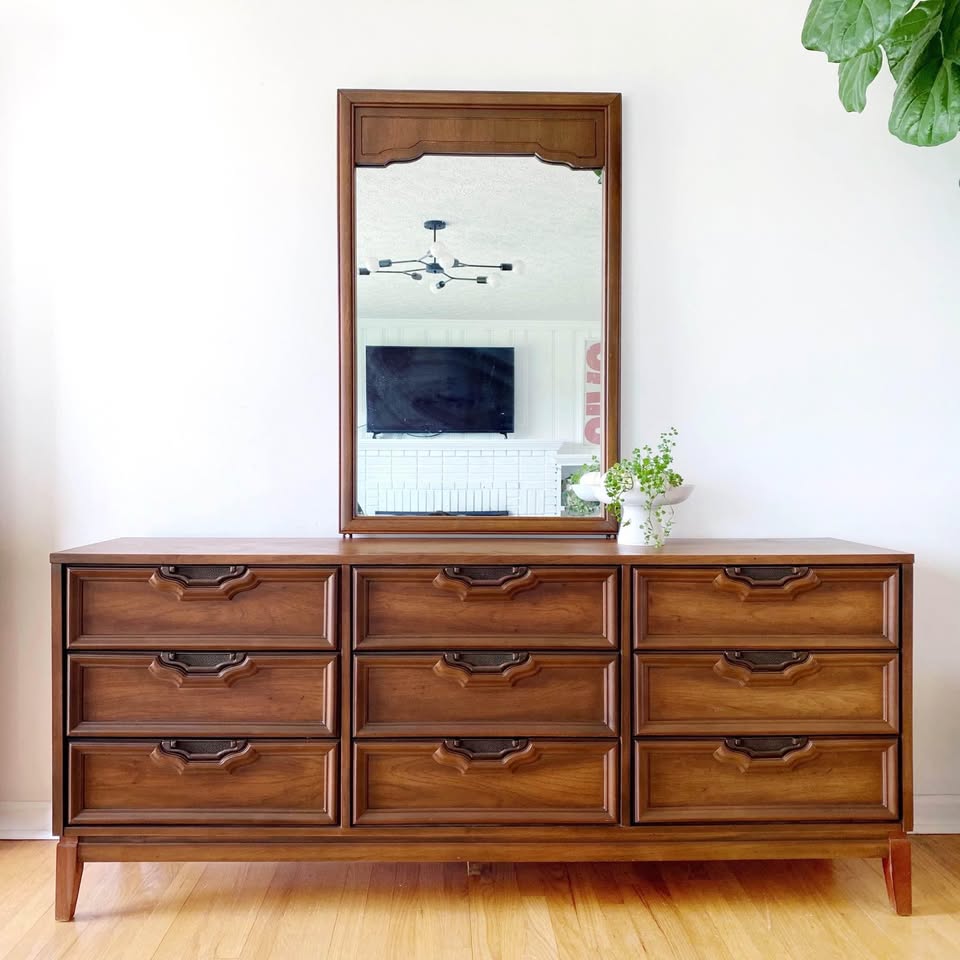 Mid-Century Walnut Dresser