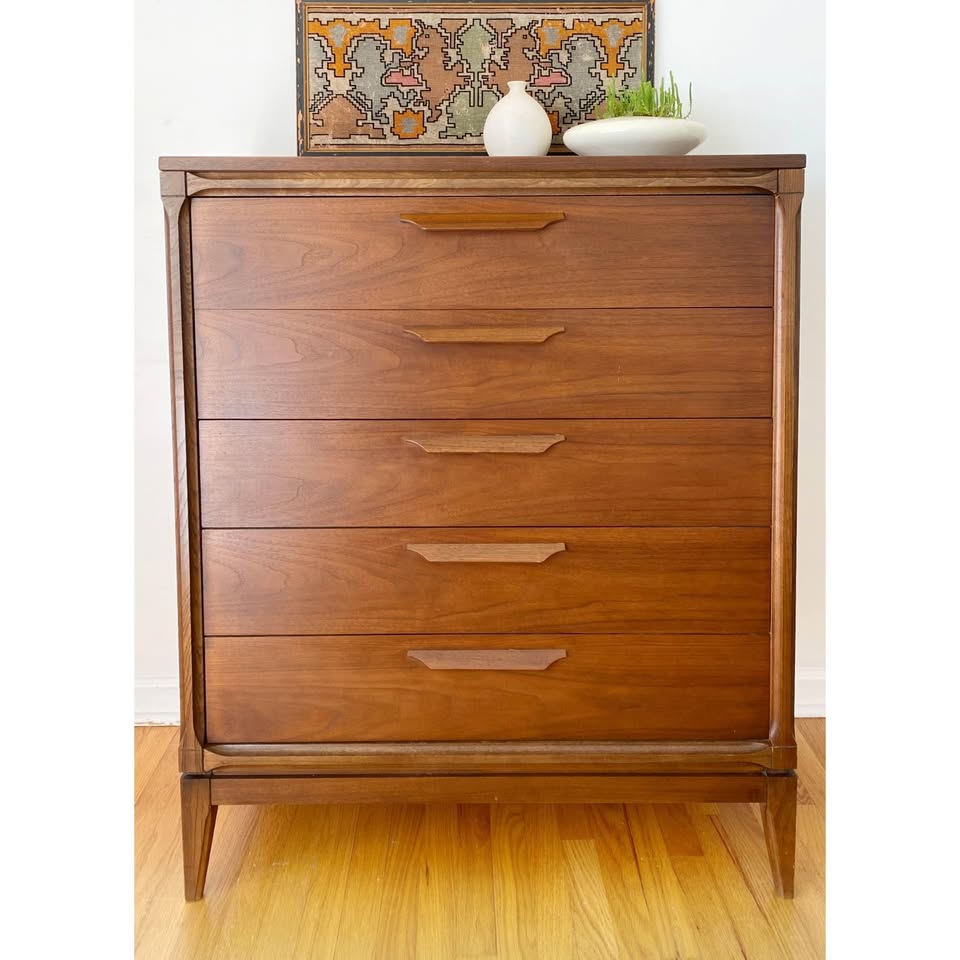 Mid-Century Modern Walnut Dresser