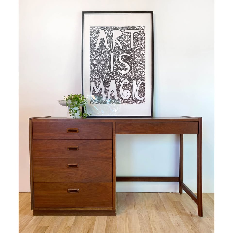 Mid-Century Walnut Desk