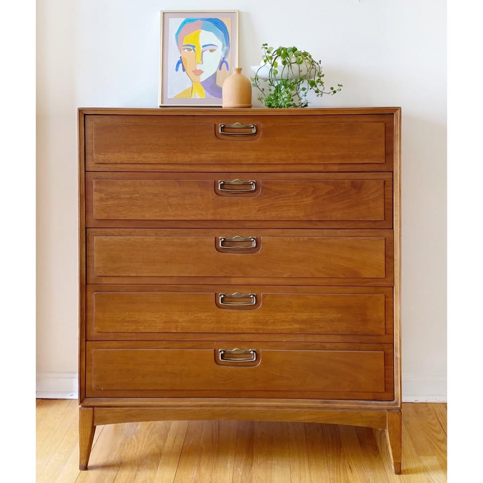 Mid-Century Walnut Dresser