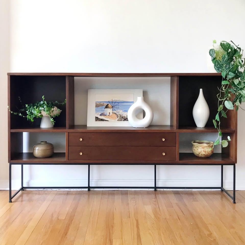 Mid-Century Modern Walnut Sideboard