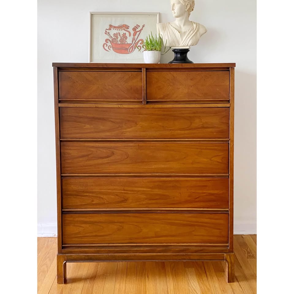 Mid-Century Modern Walnut Dresser