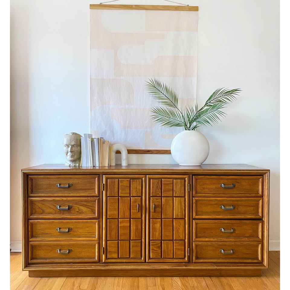 Mid-Century Modern Wood Dresser