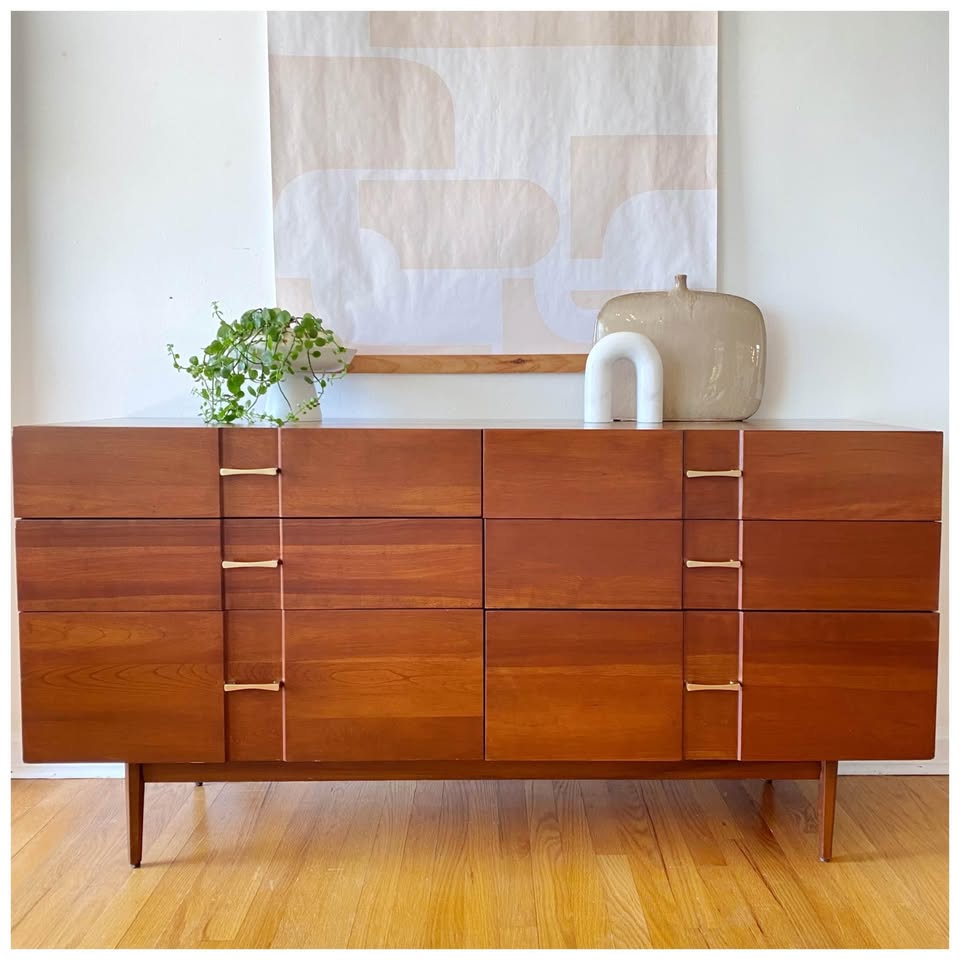 Mid-Century Modern Walnut Dresser