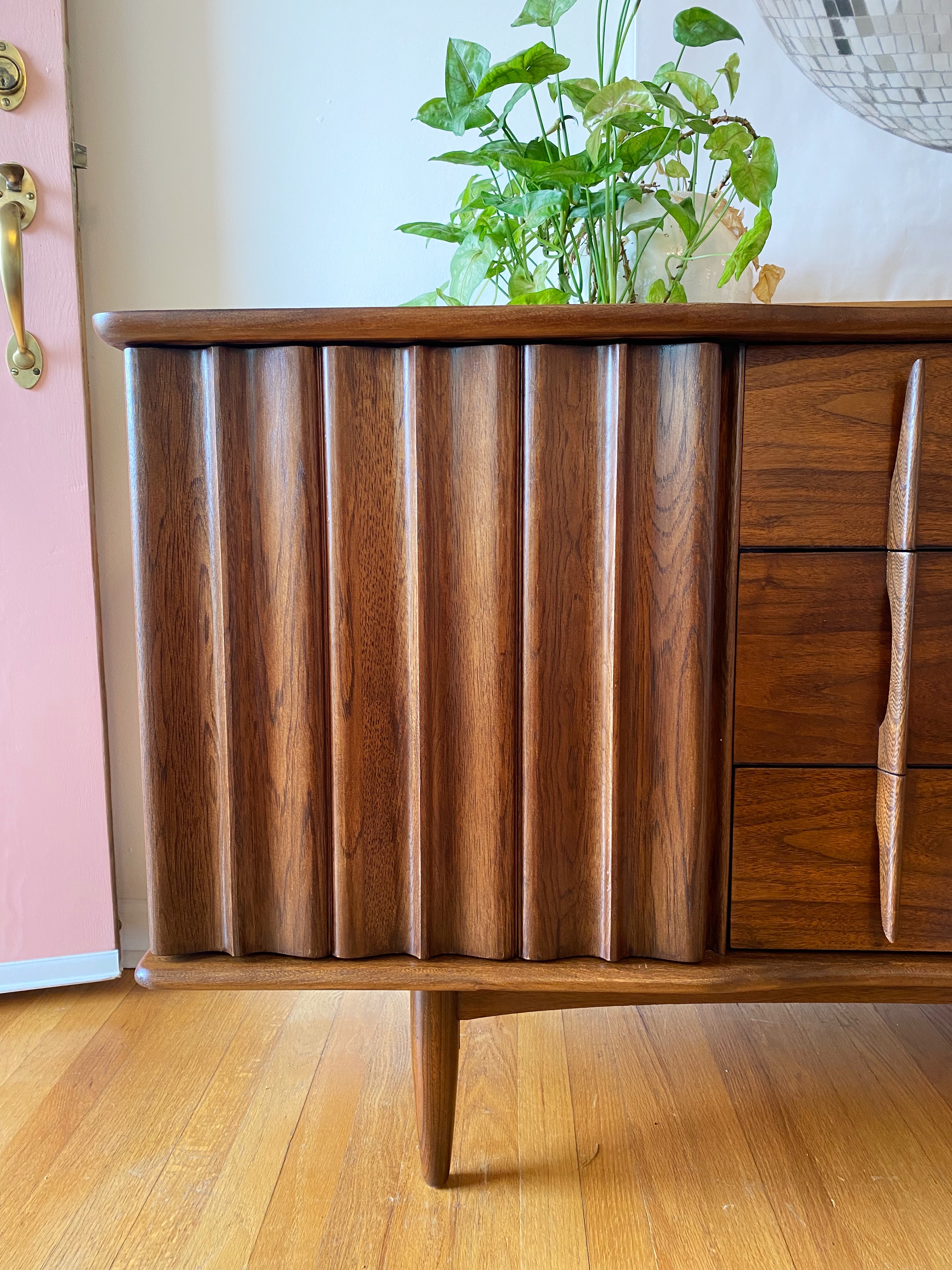 Mid-Century Modern Wood Cabinet
