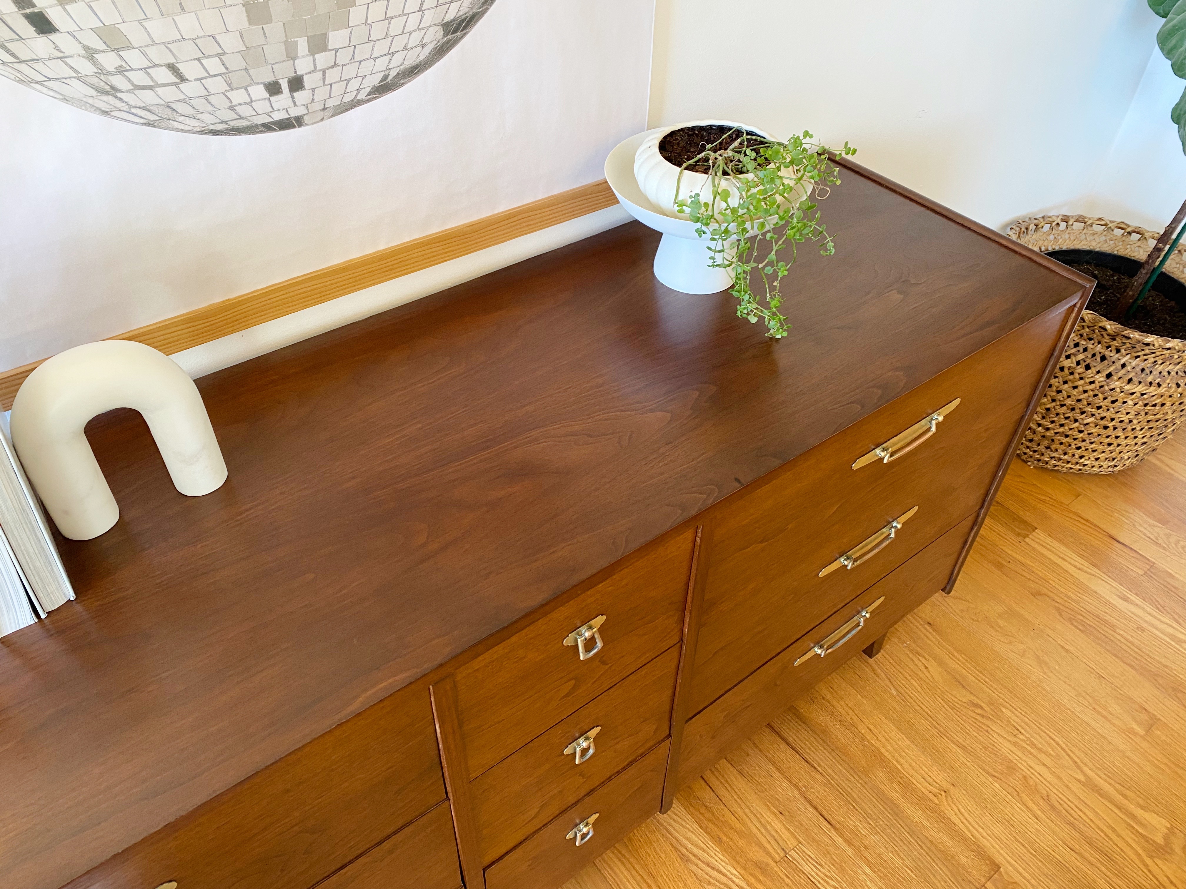 Mid-Century Modern Walnut Dresser