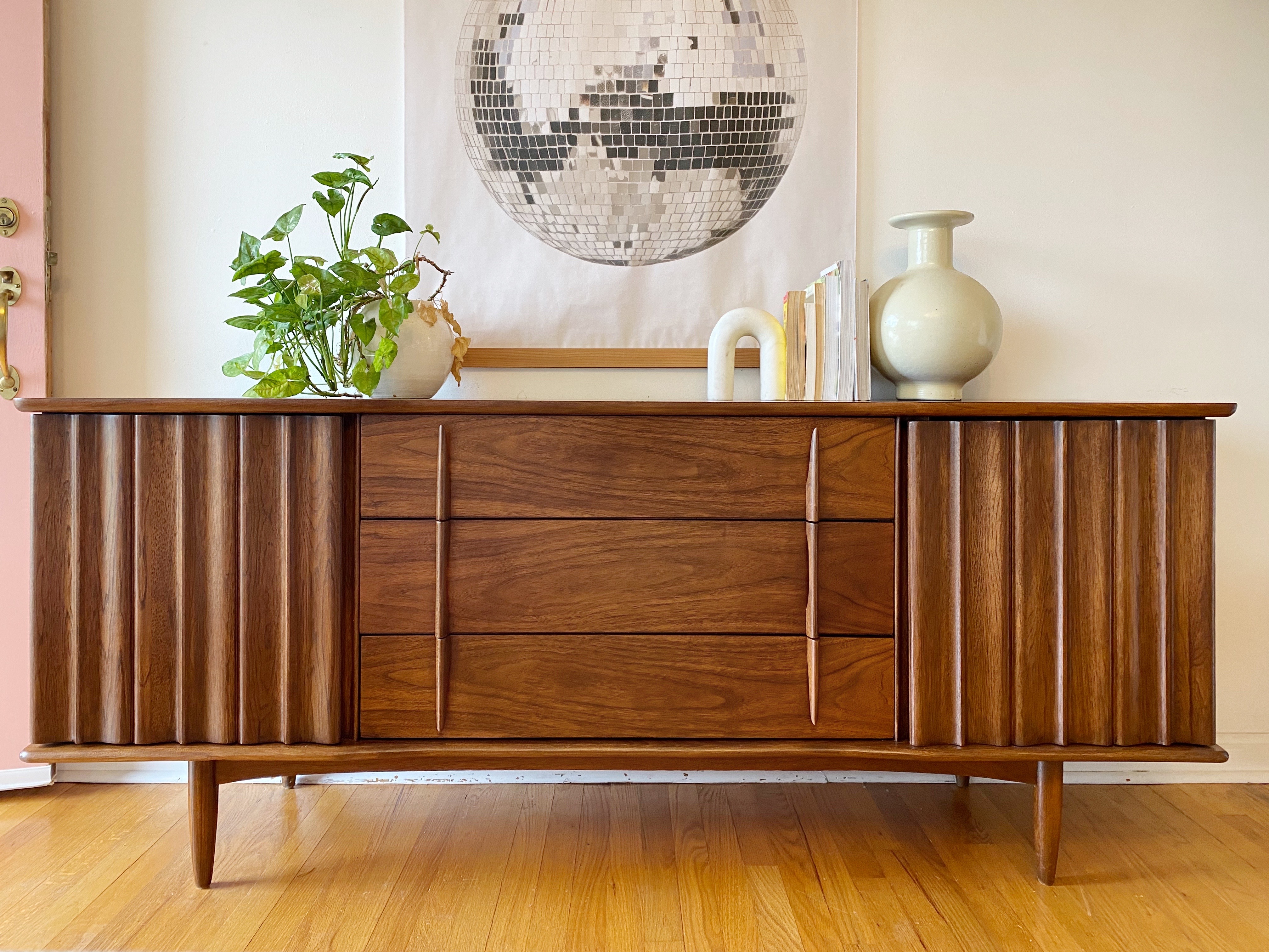 Mid-Century Modern Wood Cabinet
