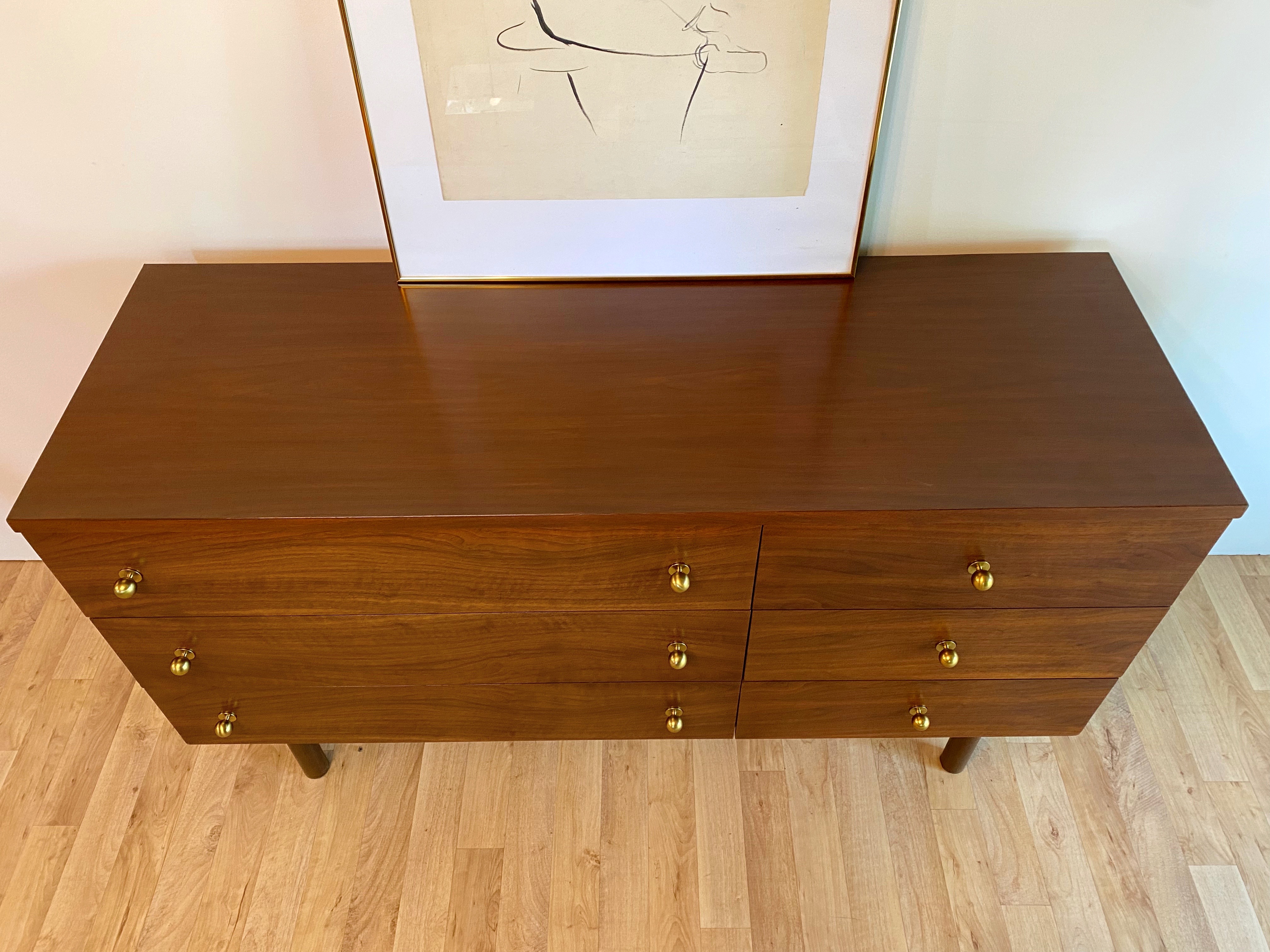 Mid-Century Modern Walnut Dresser