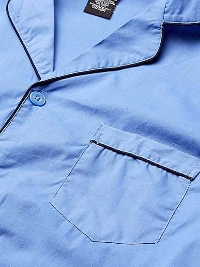 Hanes Men's Woven Plain-Weave Pajama Set