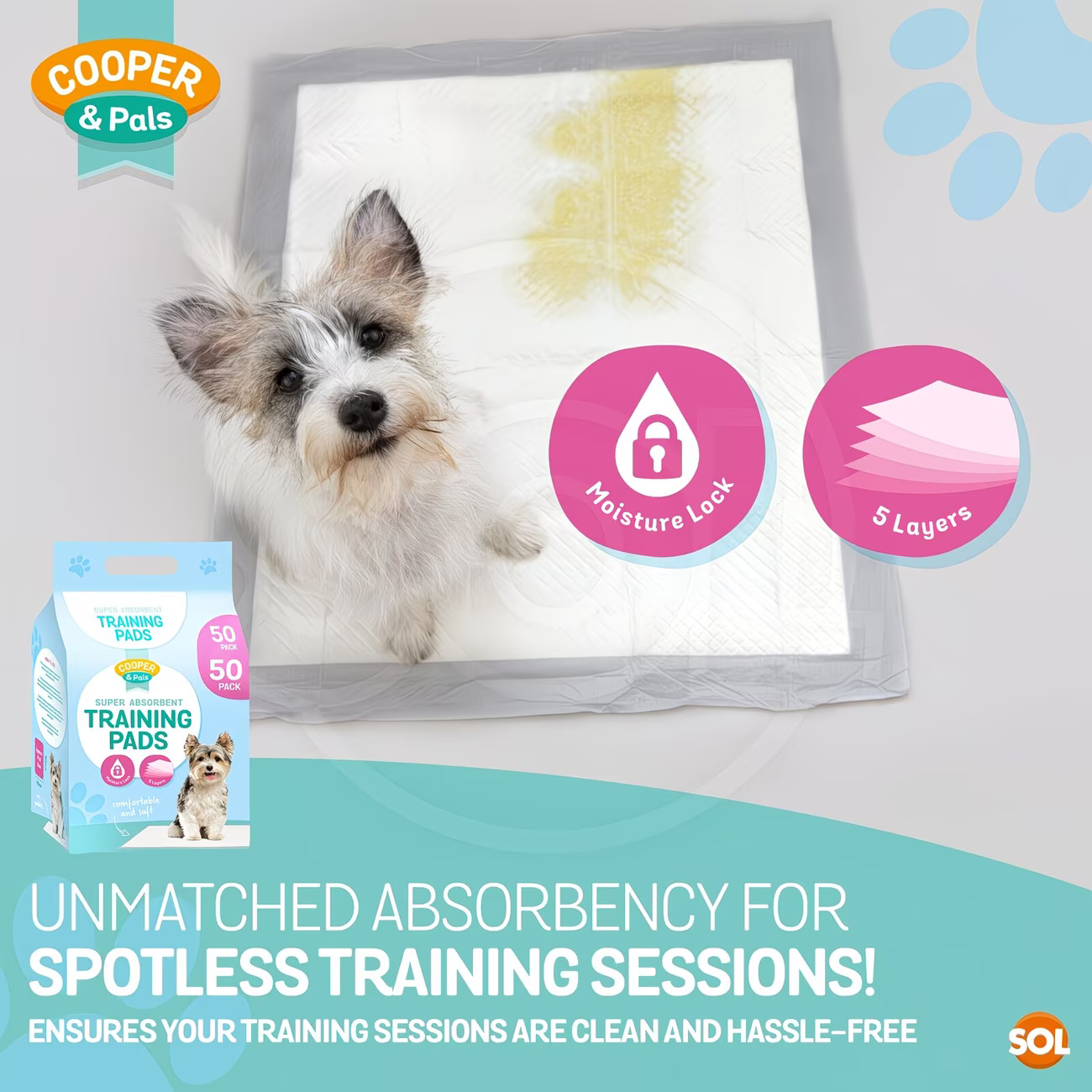 Super Absorbent Training Pads 100 Pack