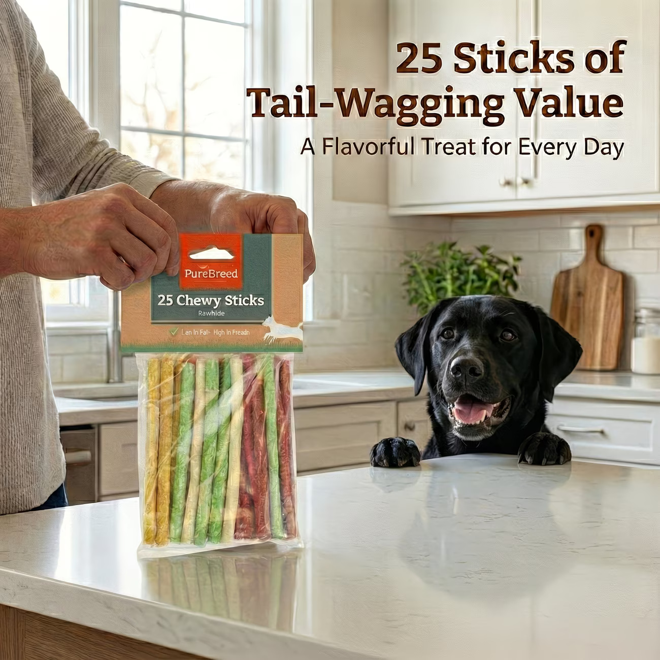 PureBreed Chewy Sticks - 25 Pack