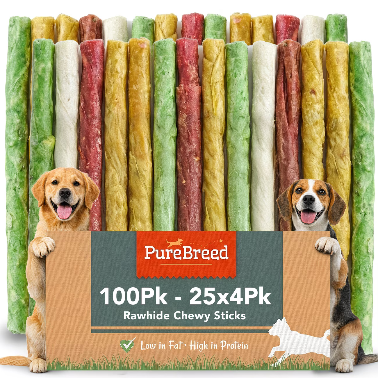 PureBreed Chewy Sticks - 25 Pack